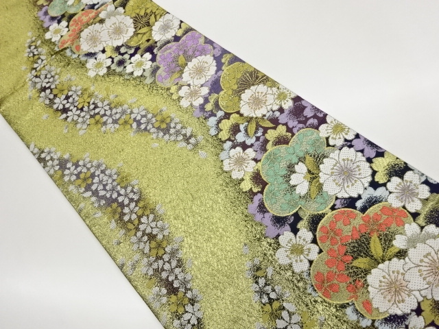 JAPANESE FUKURO OBI / WOVEN SAKURA